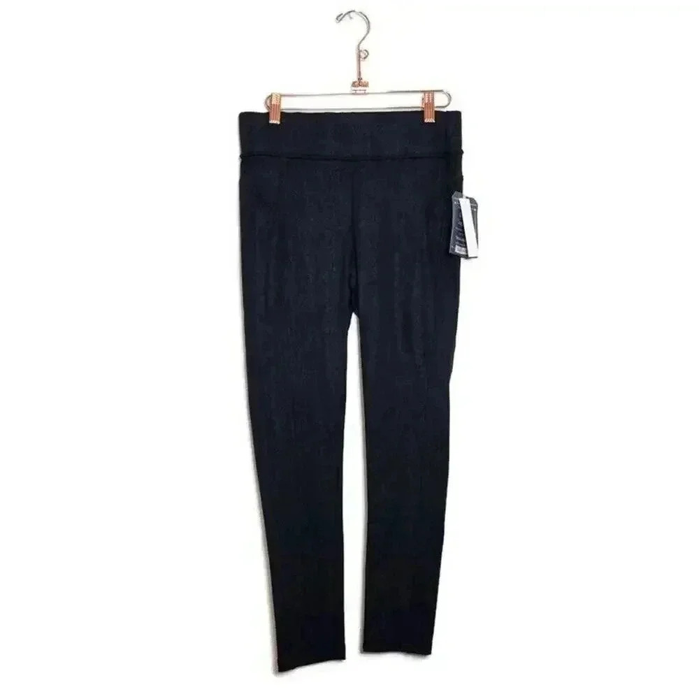 Democracy Womens Snakeskin Pull On Glider Legging‎ Sz Petite PXS Rock Stretch